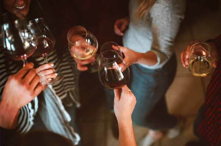 Free mobile bar at a corporate charity event near Middlesbrough, in Cleveland on Teesside